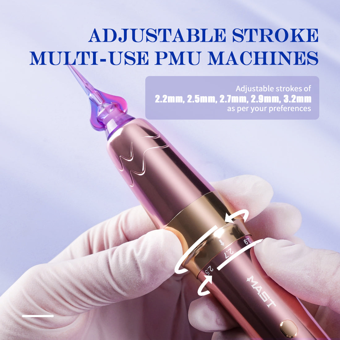 MAST P60 Wireless Tattoo Pen Machine With Adjustable Stroke