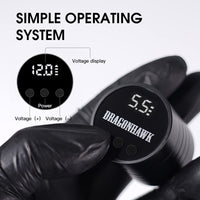Dragonhawk S6 Pro Tattoo Pen Wireless Battery Kits