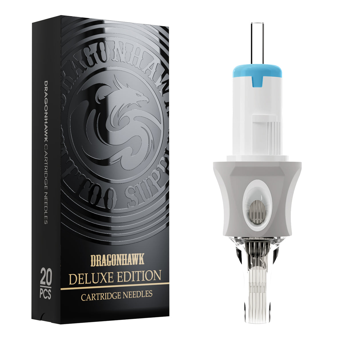 Dragonhawk Glide Extra Smooth Tattoo Cartridges 0.35MM Magnum 5MM Taper- Box of 20 - Dragonhawktattoos