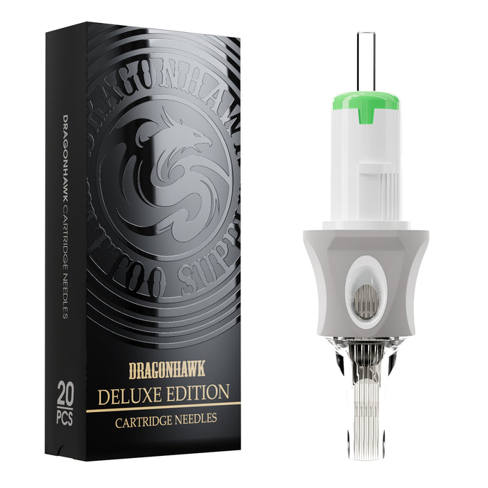 Dragonhawk Glide Extra Smooth Tattoo Cartridges 0.3MM Round Magnum- Box of 20 - Dragonhawktattoos
