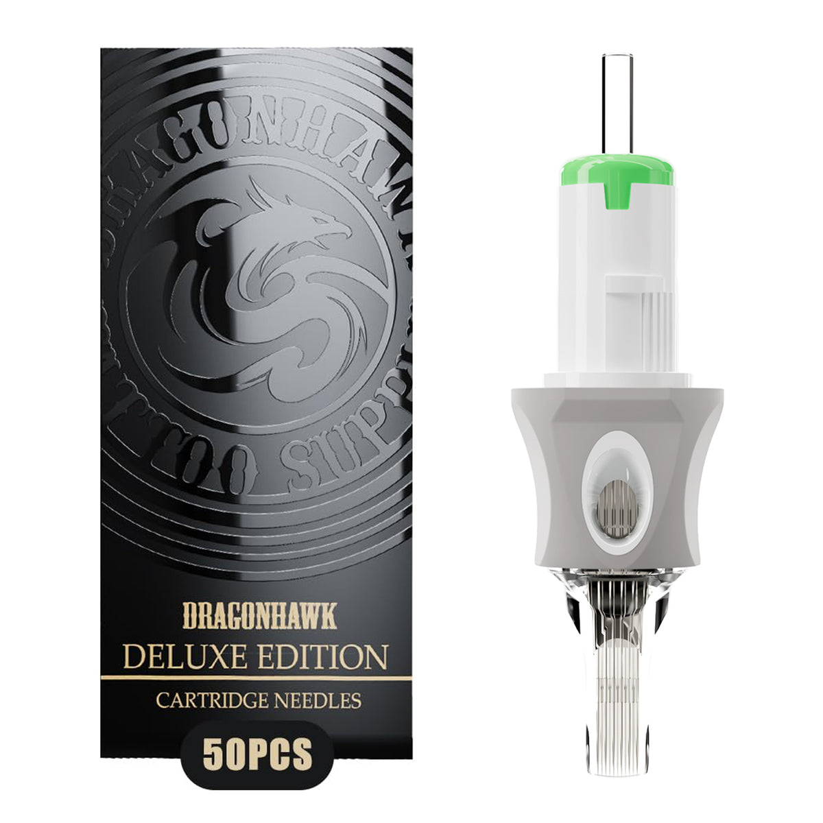 Dragonhawk Glide Extra Smooth Tattoo Needle Cartridges 0.30MM Round Magnum - Box of 50 - Dragonhawktattoos