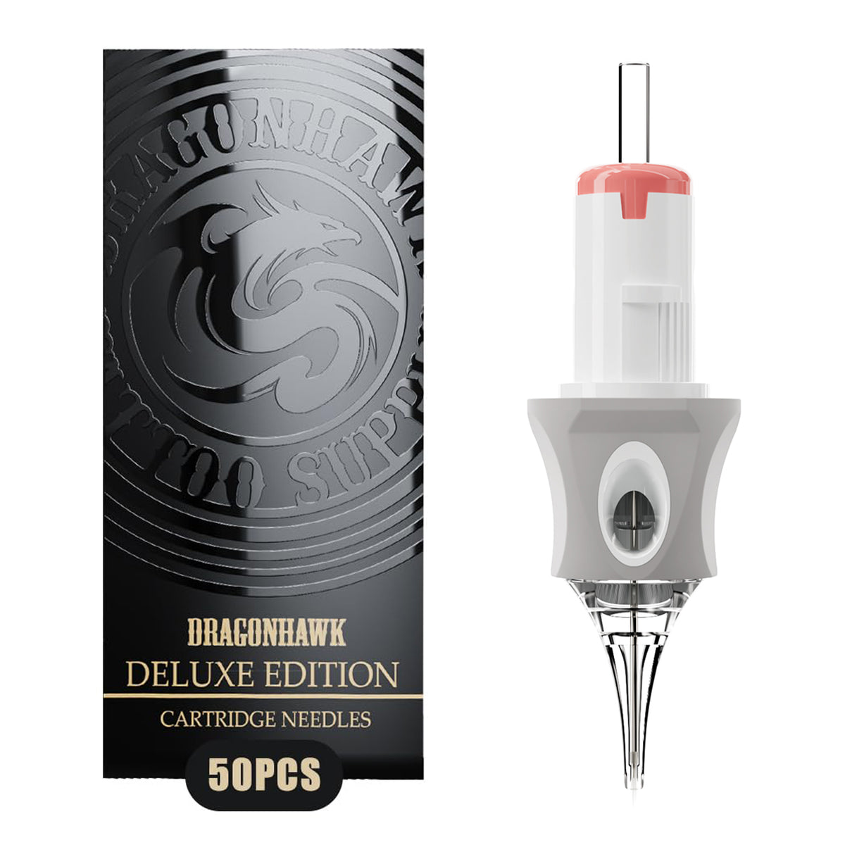 Dragonhawk Glide Extra Smooth Tattoo Cartridges 0.35MM Round Shader - Box of 50 - Dragonhawktattoos