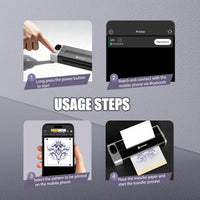 Dragonhawk M6 Wireless Tattoo Stencil Printer Portable Tattoo Printer - Dragonhawktattoos