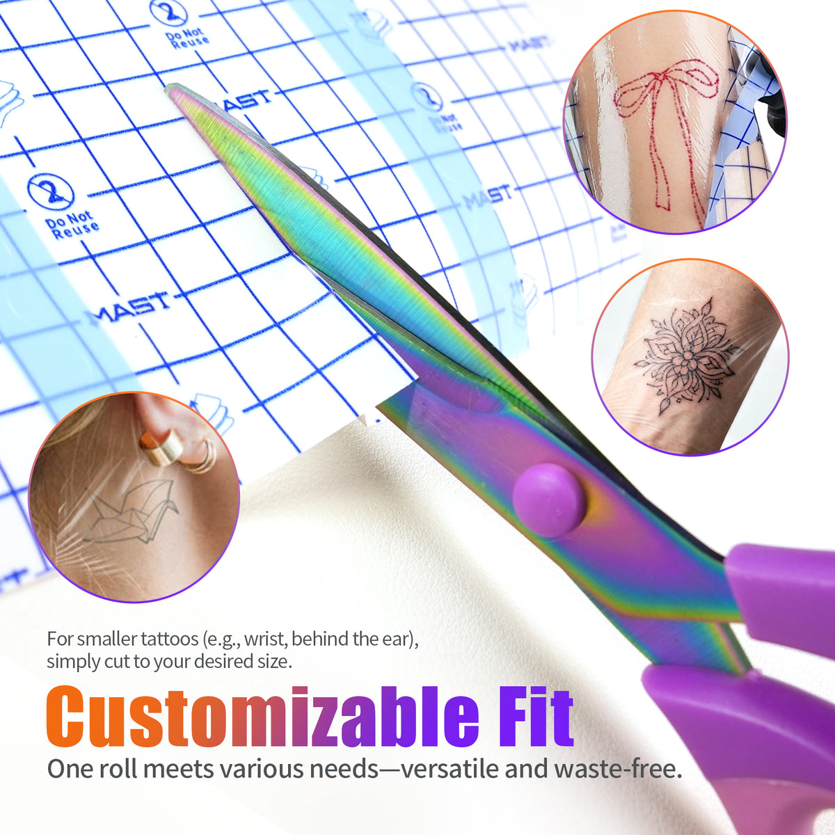 Mast Tattoo Aftercare Wrap Dual-Tear Tattoo Protection Film - Dragonhawktattoos