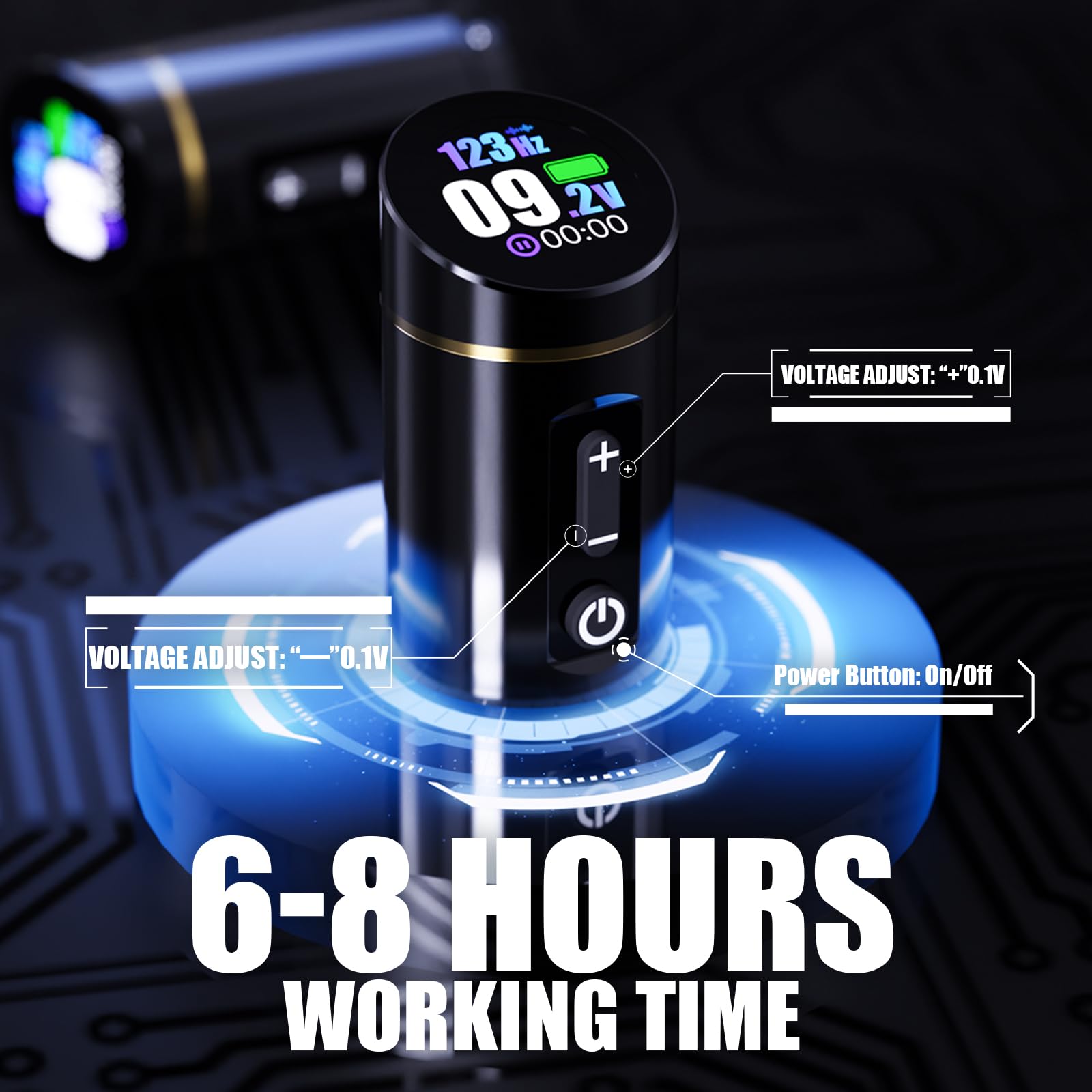 Mast Flip3 Wireless Tattoo Machine Pen Professional Bundle