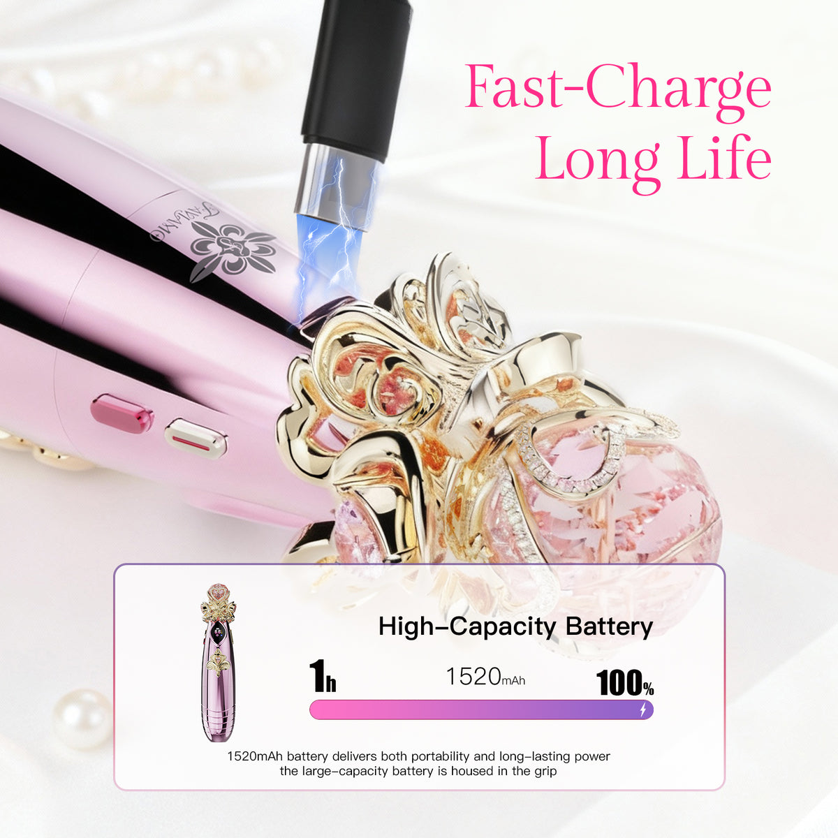 MAST Faviamo Luma Wireless Tattoo Pen Machine with 4.2mm Stroke