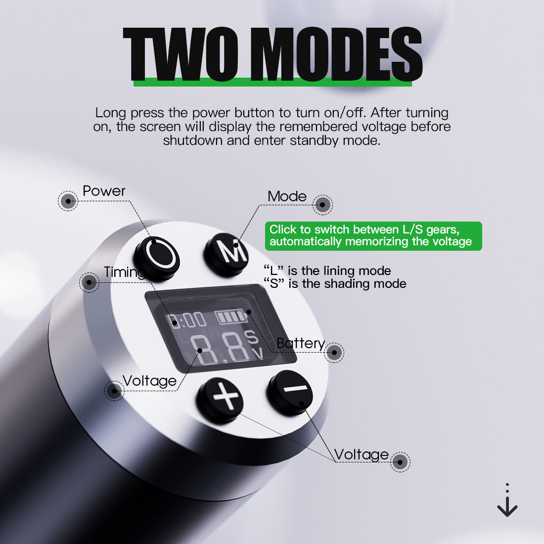 Dragonhawk ワイヤレス タトゥー ペン マシン キット