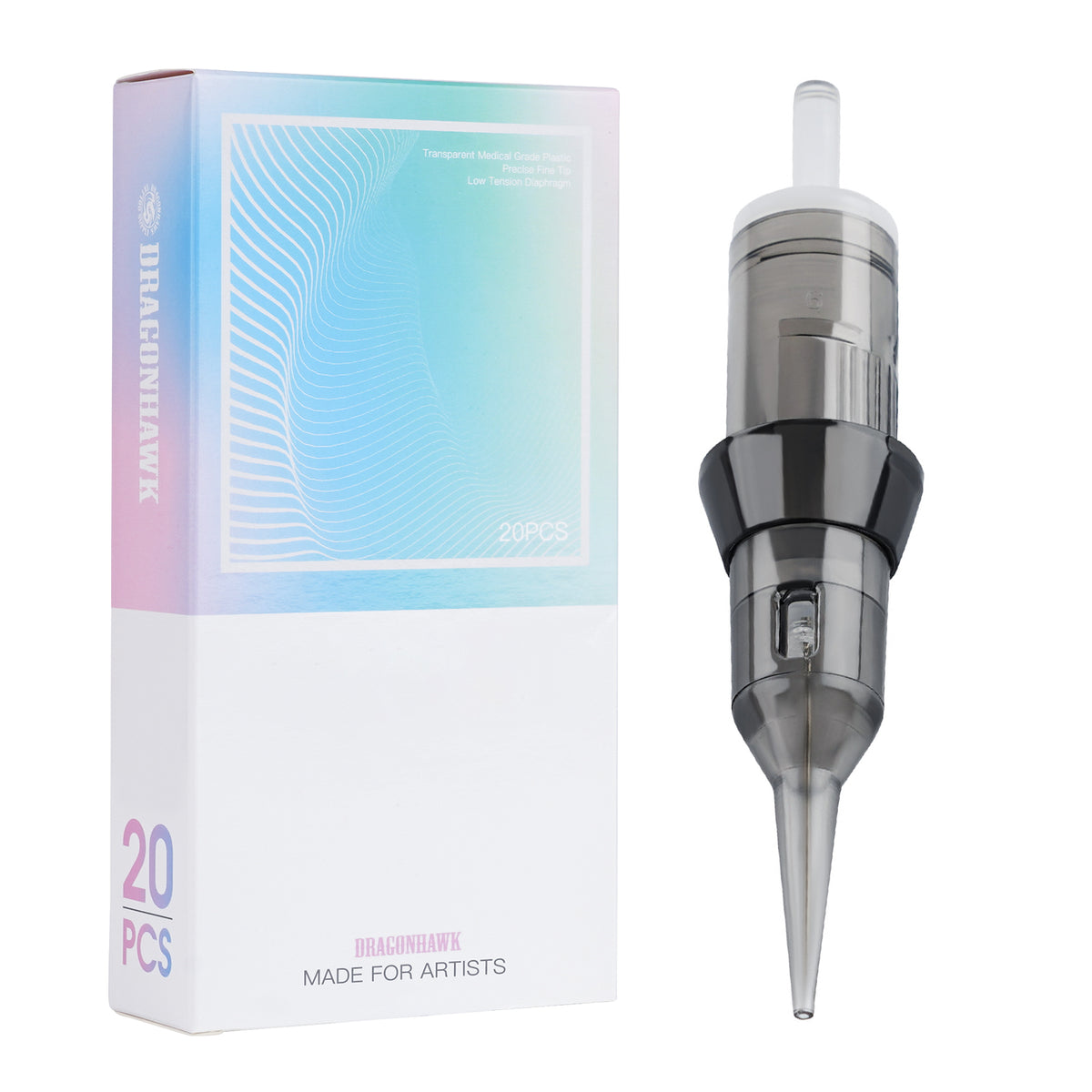 Dragonhawk Cartridge Needles Round Liner for Permanent Makeup 1RL SMP - Dragonhawktattoos