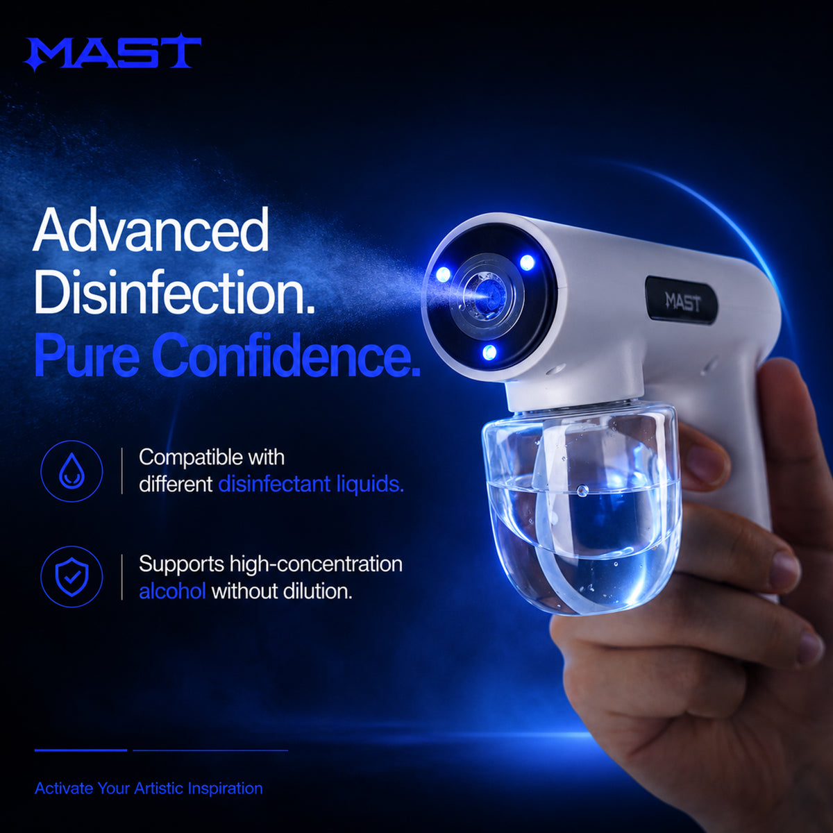 Mast Mini Disinfection Spray Gun Professional Cleaning & Sanitary Workflow Tool - Dragonhawktattoos