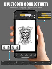 Dragonhawk A4 Wireless Thermal Tattoo Stencil Printer Machine Portable Tattoo Printer