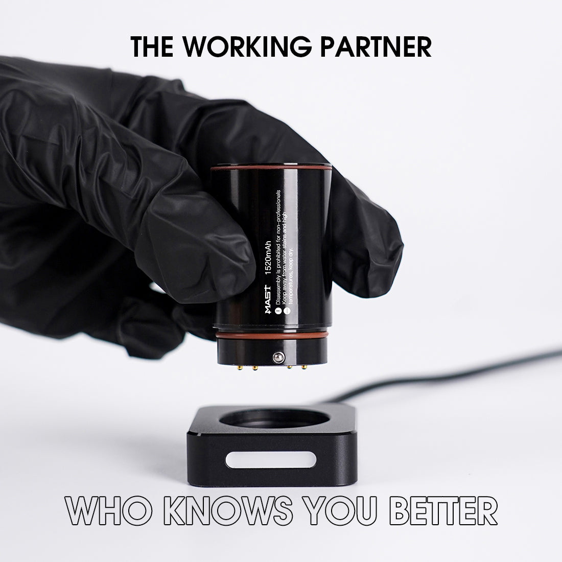 Original Battery&Charging Base for MAST Racer Pro Wireless Tattoo Pen