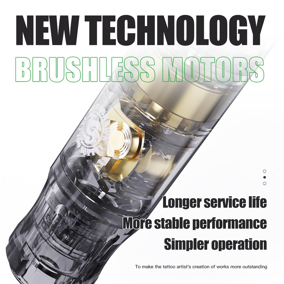 Dragonhawk A3 Wireless Tattoo Pen Kit for Beginners - Dragonhawktattoos