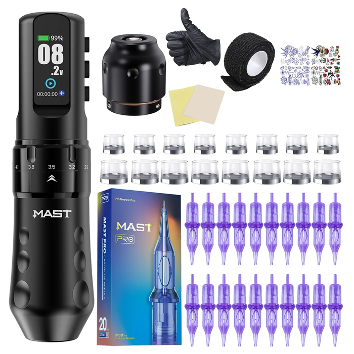 Mast Flip4 Pro Machine Pen Wireless Professional Bundle - Dragonhawktattoos