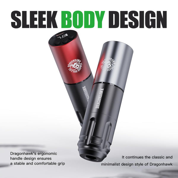 Dragonhawk A1 Wireless Pen Machine Kit for Beginners - Dragonhawktattoos