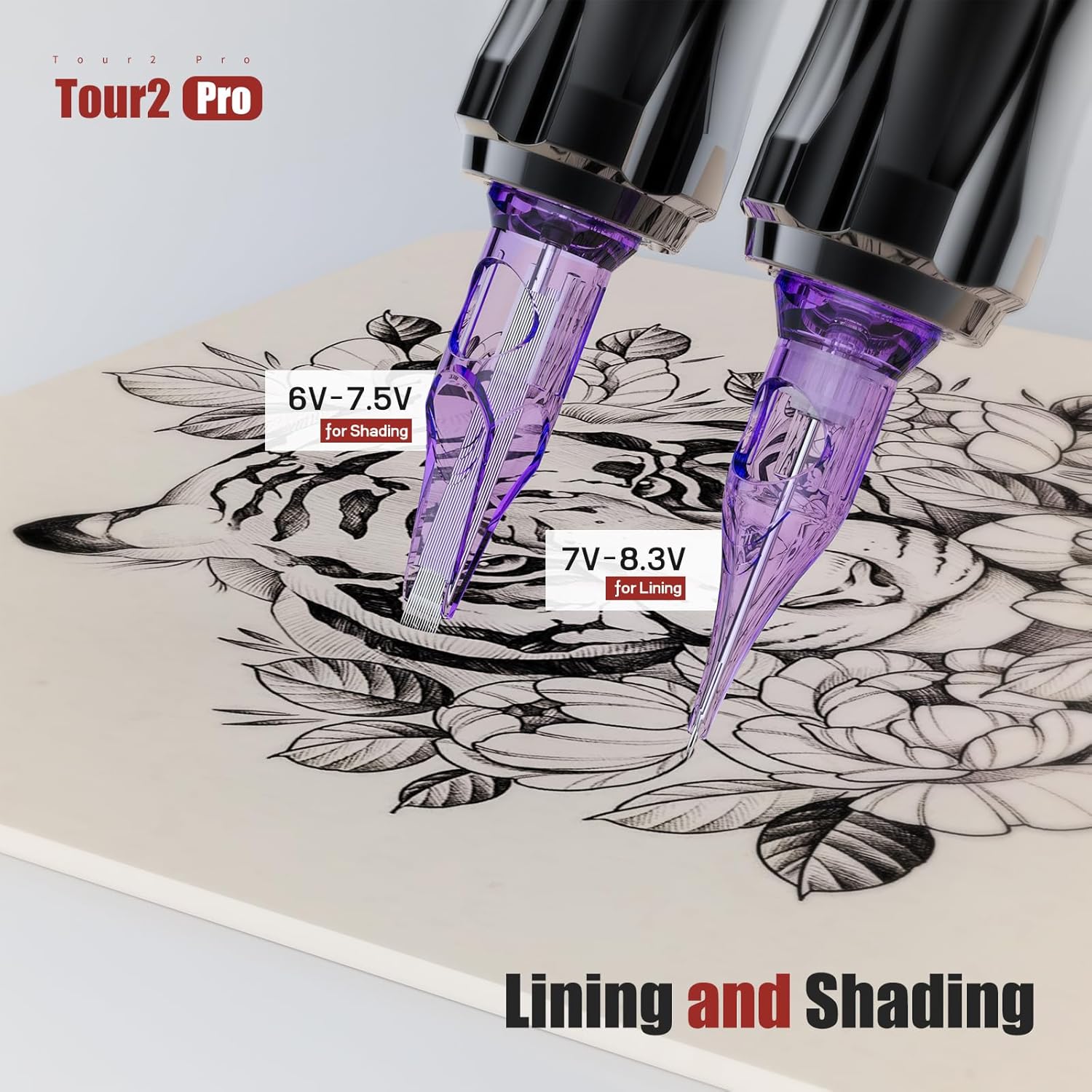 Mast Tattoo Tour2 Pro ワイヤレス タトゥーマシンペン 3.5mm débattement