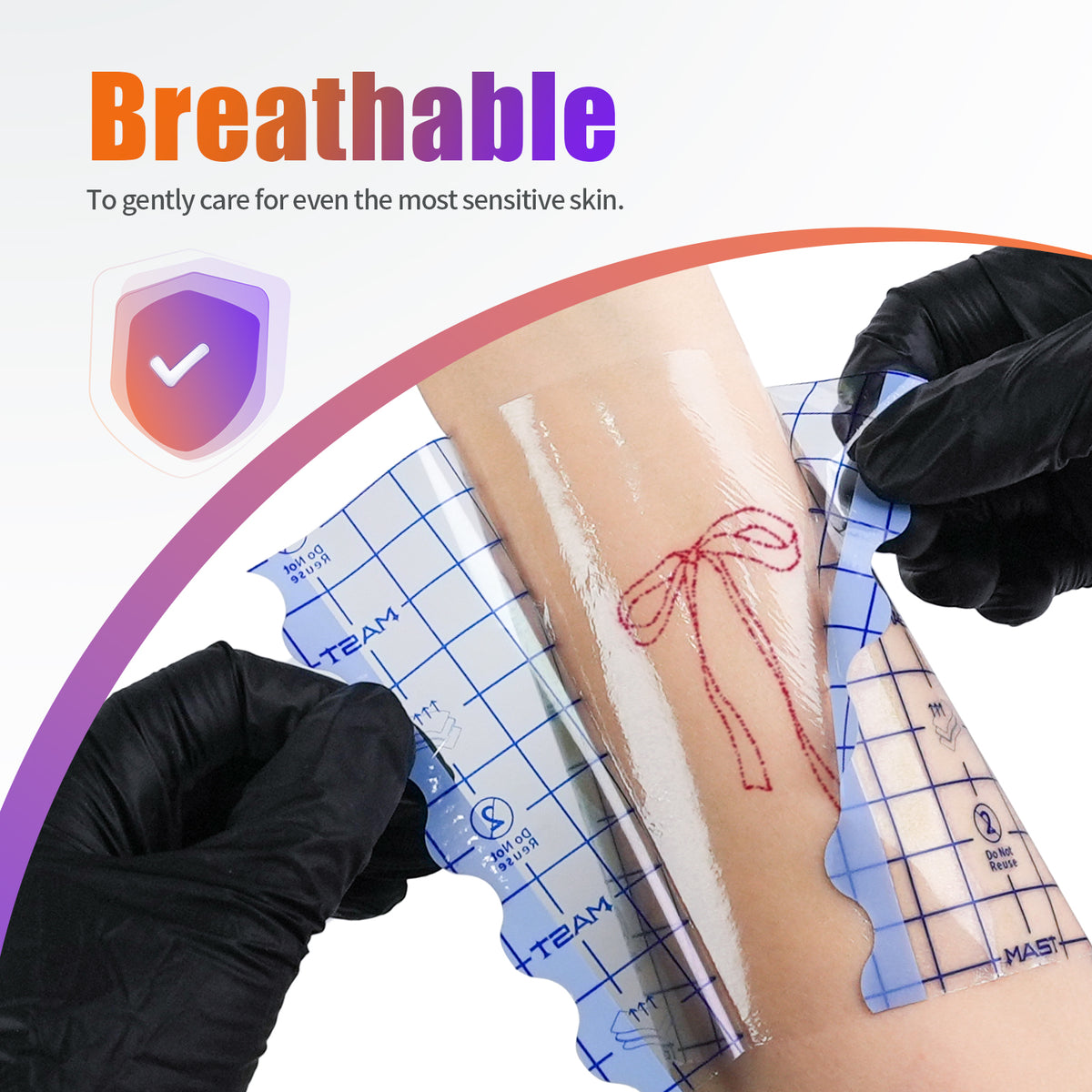 Mast Tattoo Aftercare Wrap Dual-Tear Tattoo Protection Film - Dragonhawktattoos