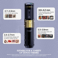 Mast Flip3 Wireless Tattoo Pen machine with 2 Batteries - Dragonhawktattoos