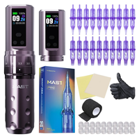 Dragonhawk Mast Fold2 Pro Wireless Tattoo Kit With 20pcs Tattoo Needles - Dragonhawktattoos