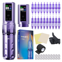 Dragonhawk Mast Fold2 Pro Wireless Tattoo Kit With 20pcs Tattoo Needles - Dragonhawktattoos