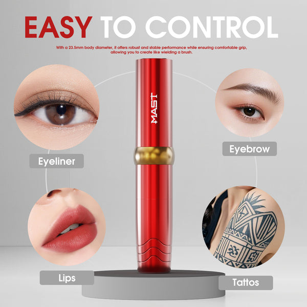 Mast P10 Pro Tattoo Pen Wireless Battery Kit With 3.0mm Stroke Length - Dragonhawktattoos