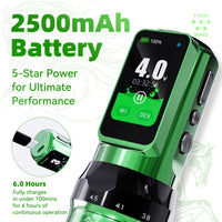 Mast Fold Pro Year of the Horse Edition Wireless Tattoo Pen Machine  2.5-4.5mm 7 Adjustable Strokes