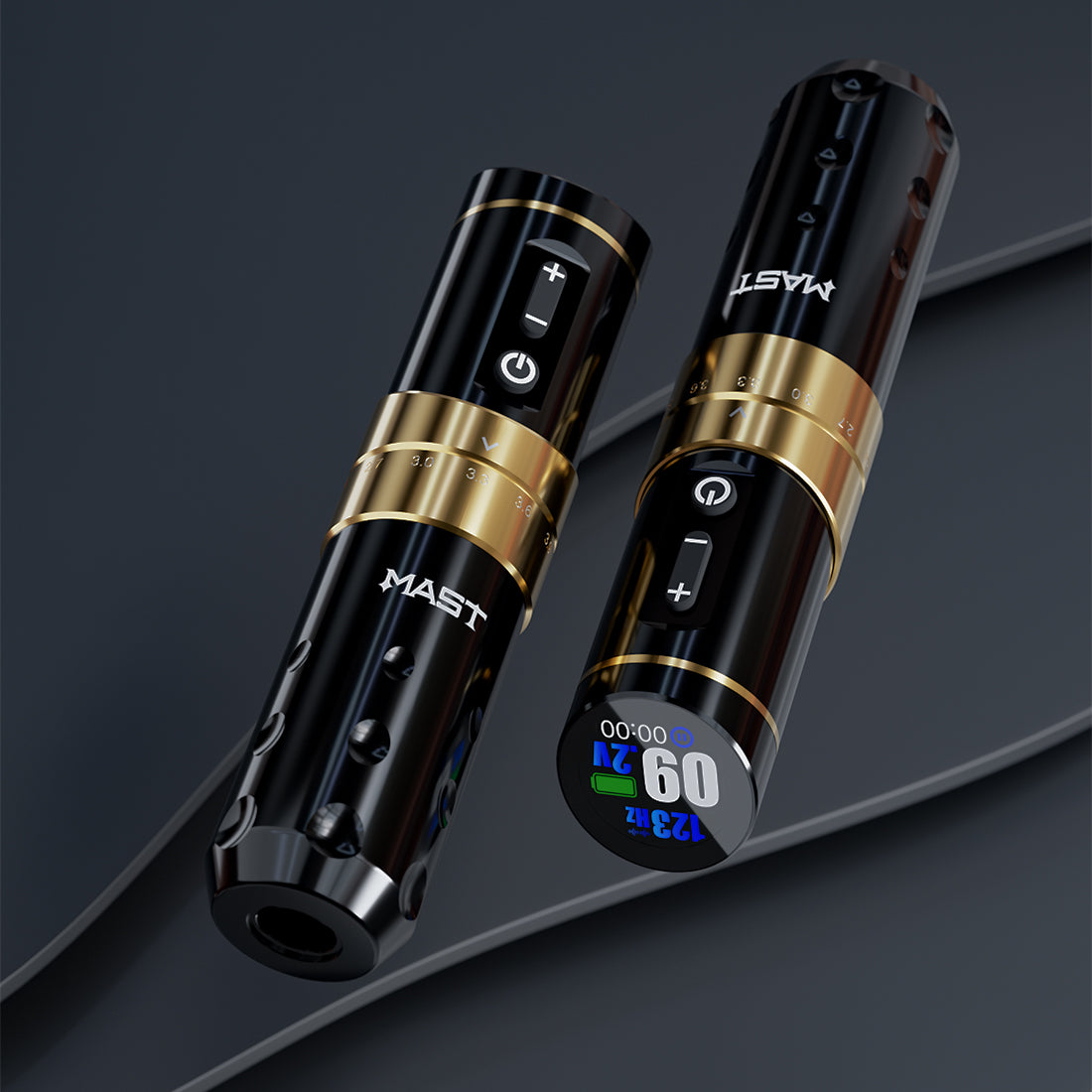Mast Flip3 ワイヤレス タトゥー マシン ペン プロフェッショナル バンドル