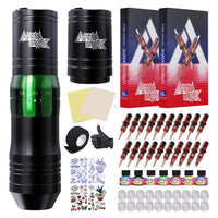 Arenahawk Cordless Complete Tattoo Gun Kit Pen Machine for Beginners