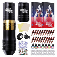 Arenahawk Cordless Complete Tattoo Gun Kit Pen Machine for Beginners