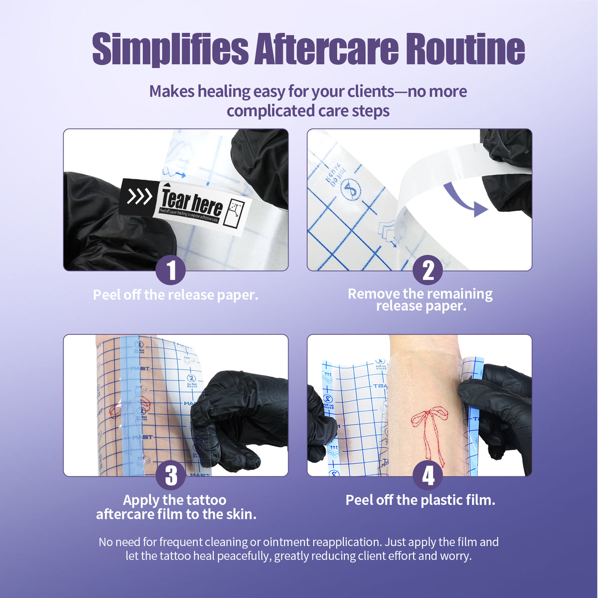 Mast Tattoo Aftercare Wrap Dual-Tear Tattoo Protection Film - Dragonhawktattoos