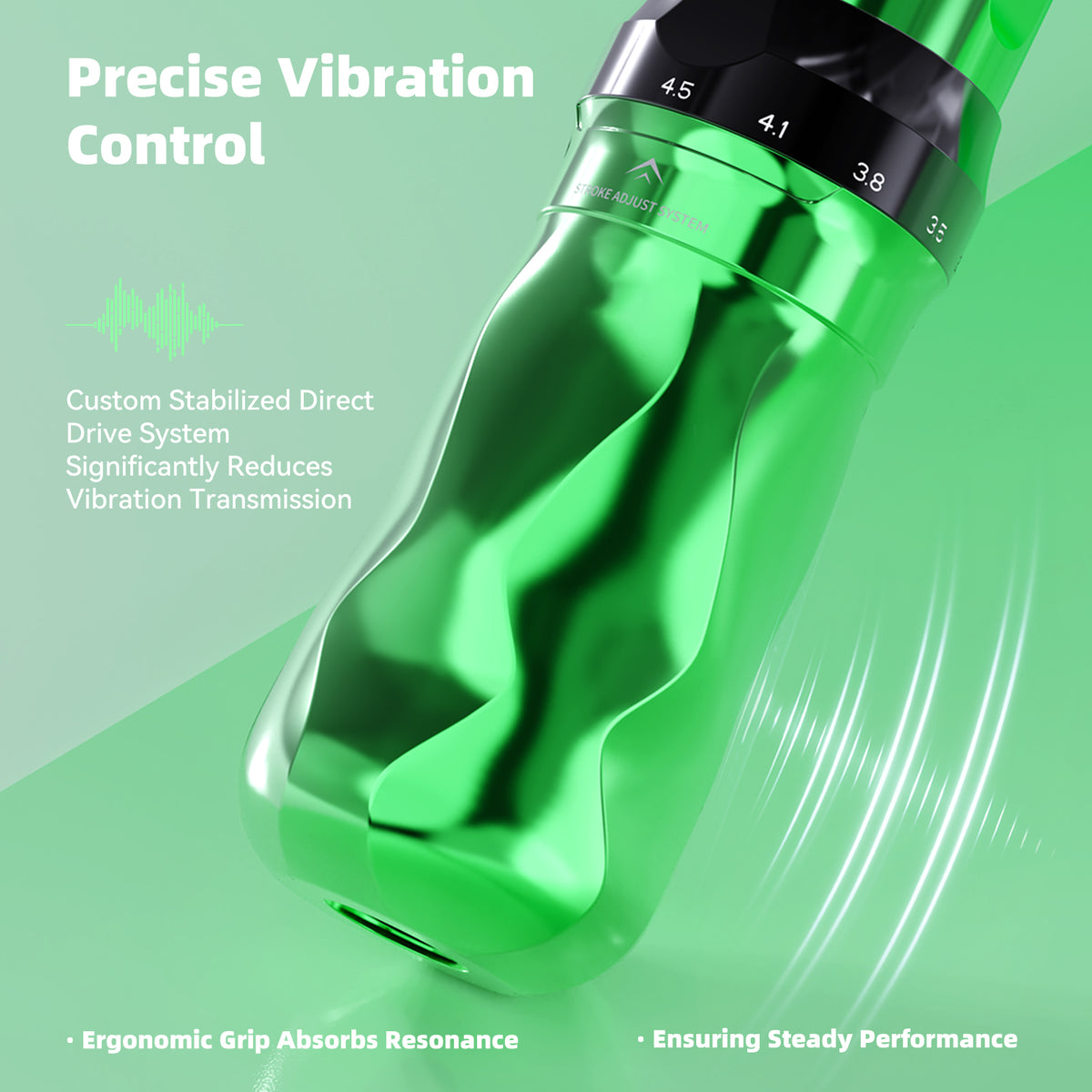 Mast Fold Pro Year of the Horse Edition Wireless Tattoo Pen Machine  2.5-4.5mm 7 Adjustable Strokes