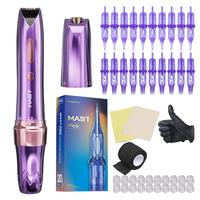 Mast P60 Wireless Tattoo Kit With 20pcs Tattoo Needles - Dragonhawktattoos