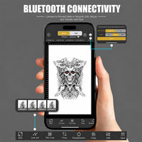 Dragonhawk A4 Wireless Thermal Tattoo Stencil Printer Machine Portable Tattoo Printer - Dragonhawktattoos