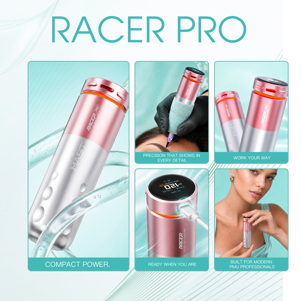 Mast Racer Pro Wireless PMU Machine 4.2mm Stroke MCORE-Pro Motor