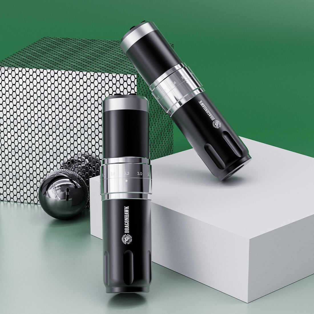 Dragonhawk ワイヤレス タトゥー ペン マシン キット