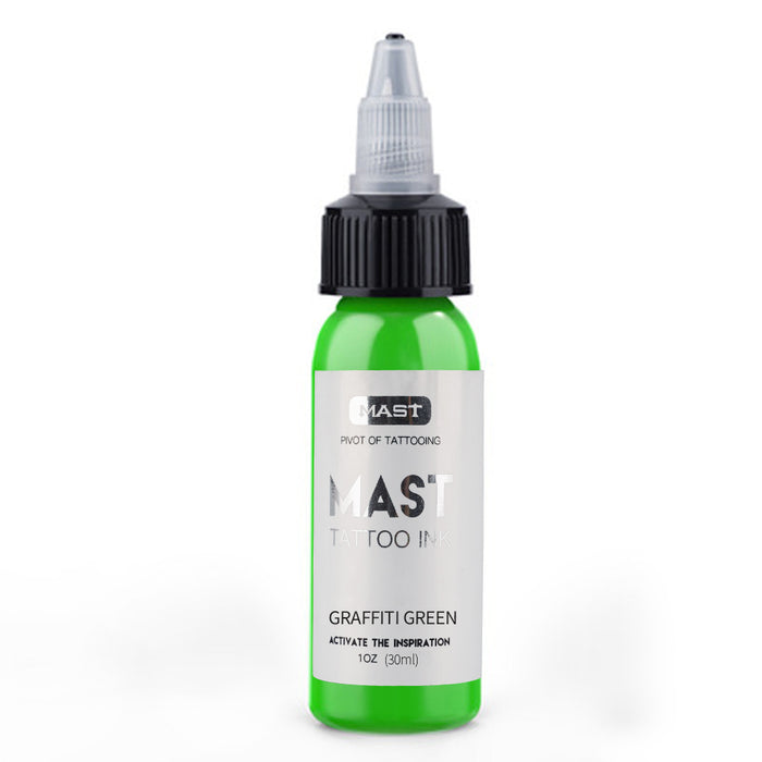 Mast Tattoo Ink Green Color Series 1OZ - Dragonhawktattoos
