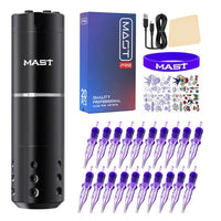 Dragonhawk Mast A1 Wireless Tattoo Pen Machine Kit with Mast Pro Cartridges - Dragonhawktattoos