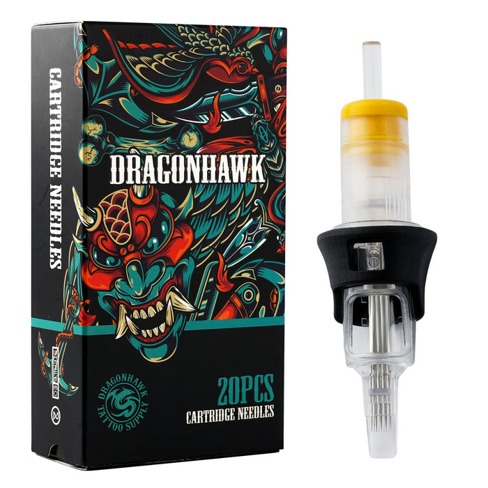 Dragonhawk Tattoo Finger Ledge Cartridge Naalden 0,35 mm Magnum Doos van 20