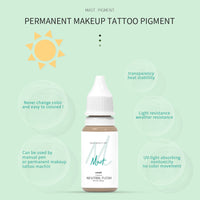 Mast -Tinte für Eyeliner Farbe Permanent Make -up -Maschine Pigment