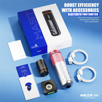 Mast Tattoo Racer Pro Tattoo Machine Gun Wireless 4.2mm Stroke Mcore-pro Motor - Dragonhawktattoos