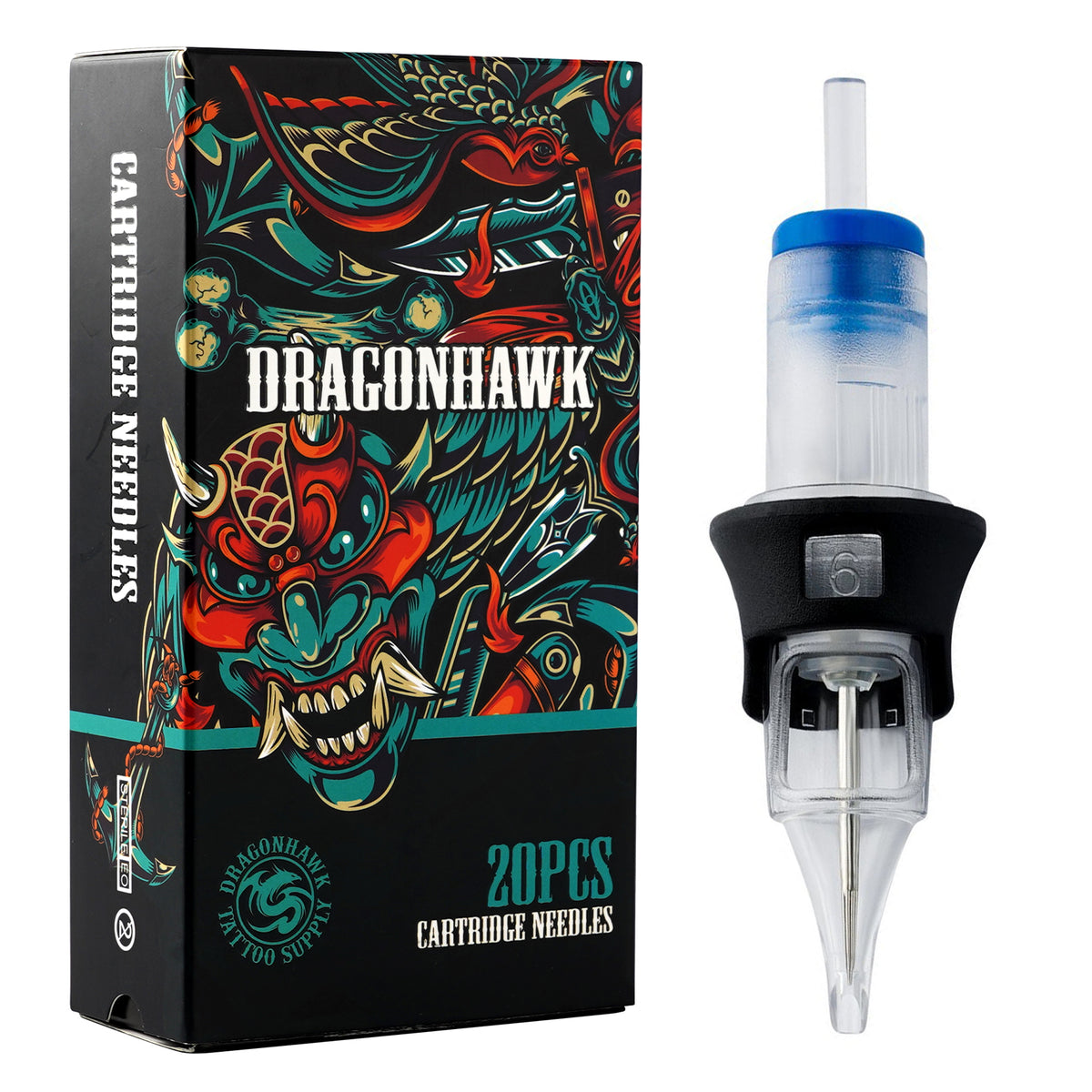 Dragonhawk Tattoo Finger Ledge Cartridge Needles Mix Size 50 Boxes - Dragonhawktattoos