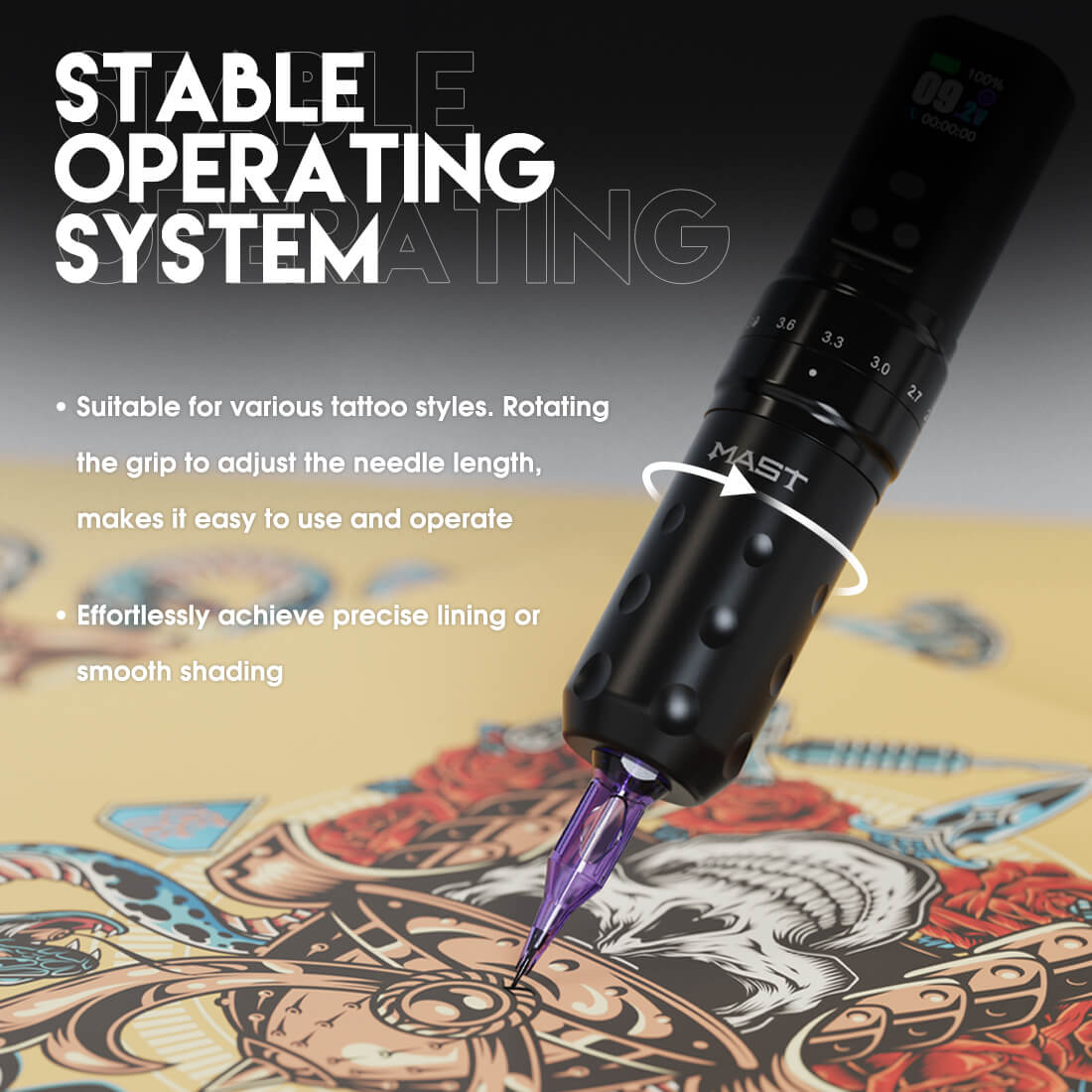 Dragonhawk Mast Fold2 Pro Machine Pen Wireless Professional
