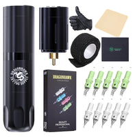 Dragonhawk X3 Wireless Tattoo Machine con 2 kit batterie sostituibili