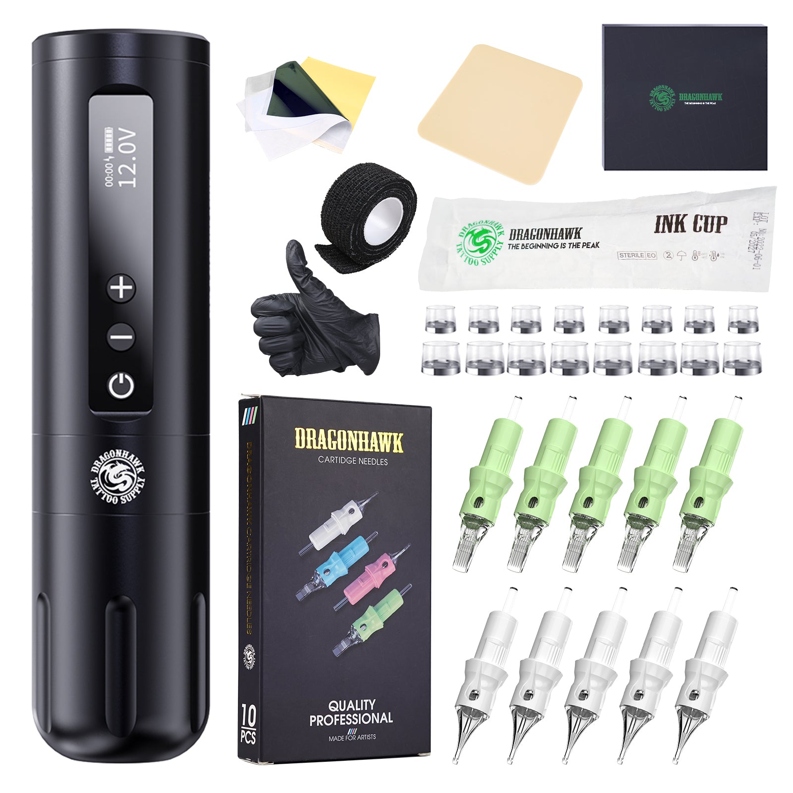休日限定 Dragonhawk Beginner Stroke 3.5MM Pen Tattoo Wireless X10 その他