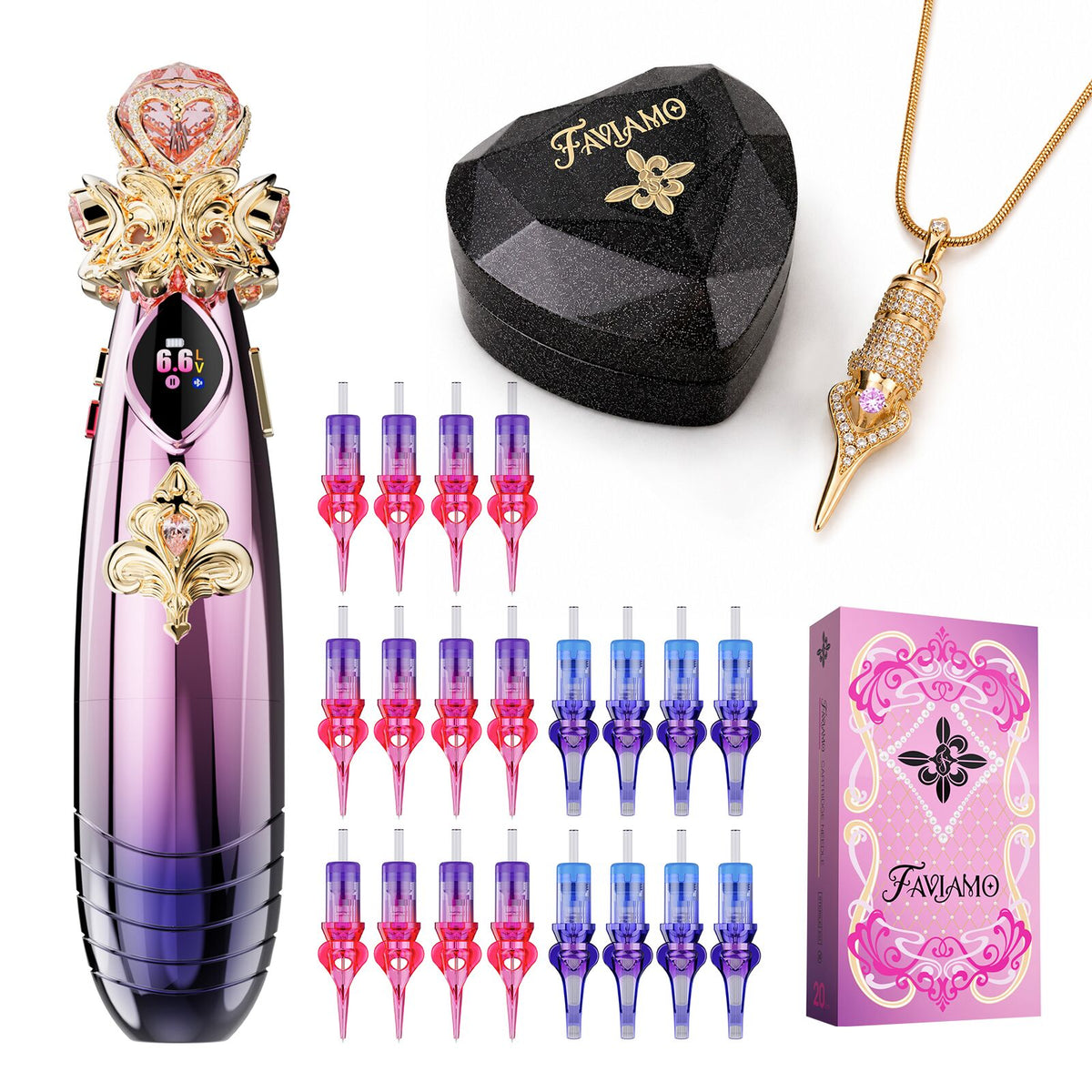 MAST Faviamo Luma Wireless Tattoo Pen Machine with 4.2mm Stroke - Dragonhawktattoos