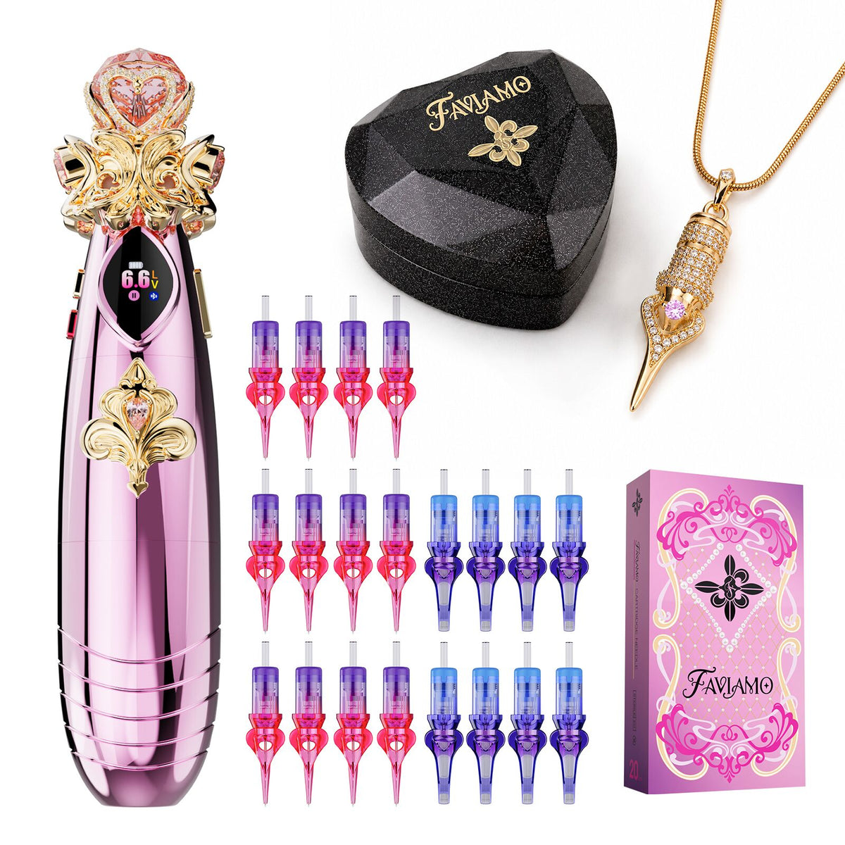 MAST Faviamo Luma Wireless Tattoo Pen Machine with 4.2mm Stroke - Dragonhawktattoos