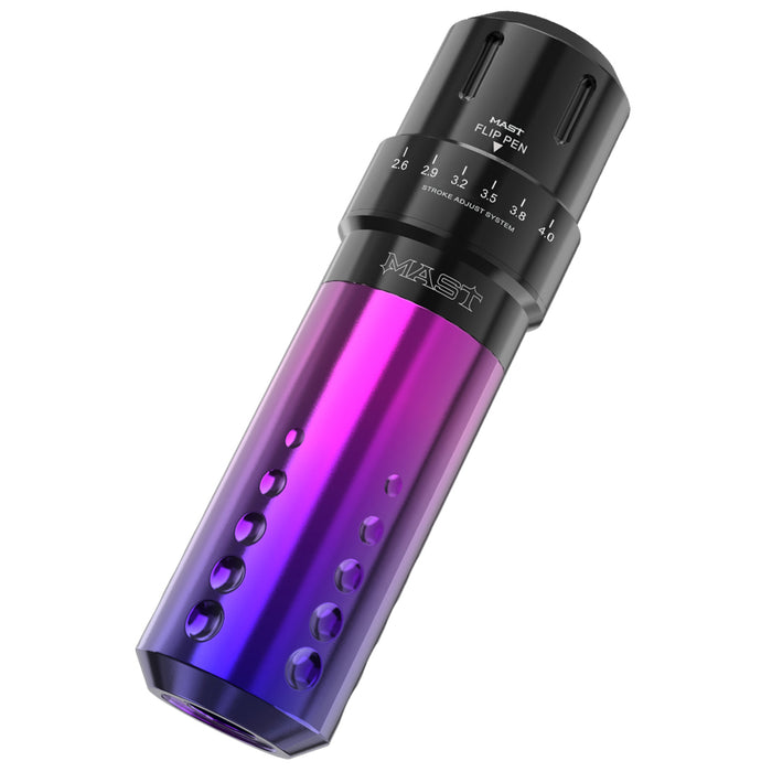 Mast Flip Rotary Tattoo Pen Machine 2.6-4.0mm Six Stroke Length - Dragonhawktattoos