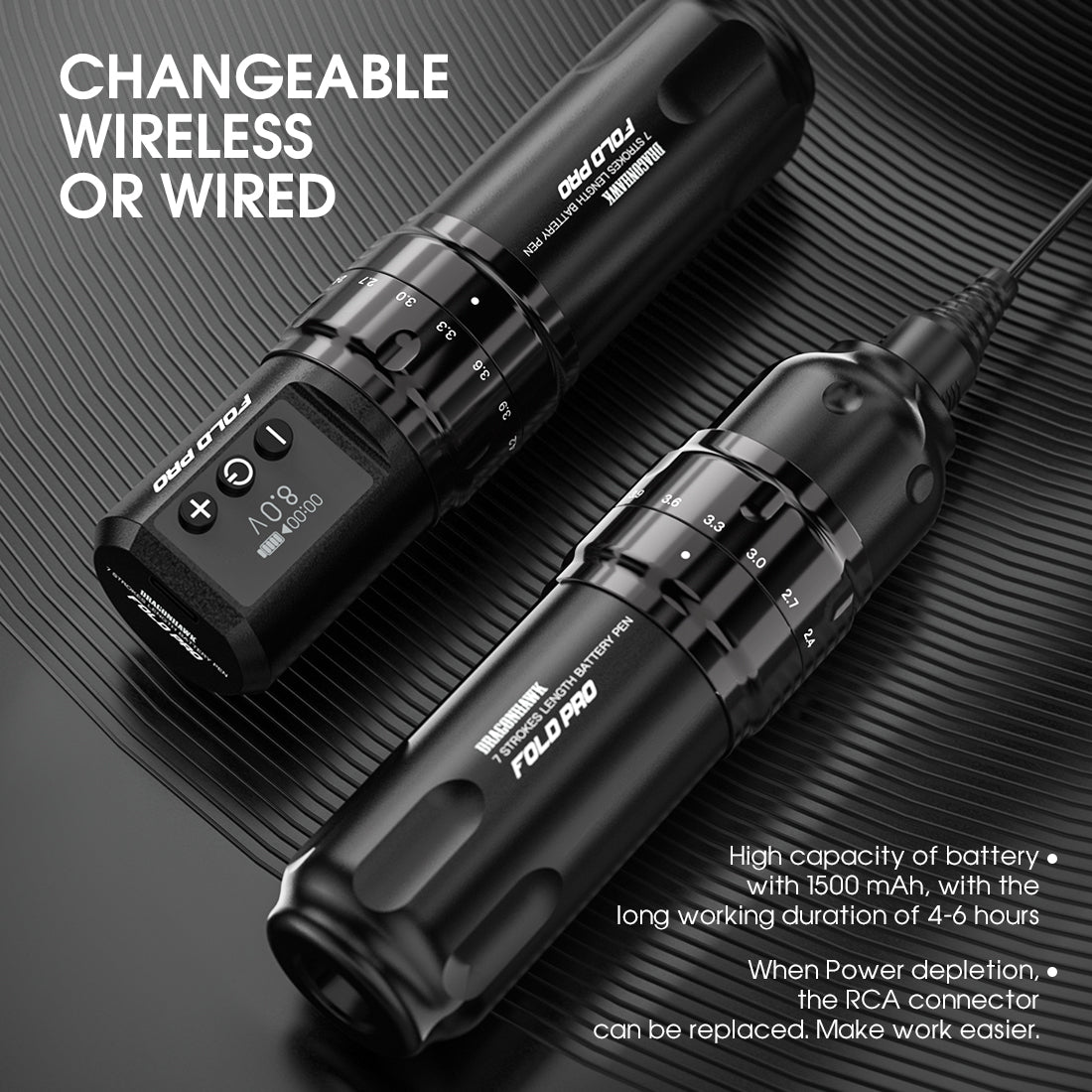 Δίπλωμα Pro Tattoo Pen με Mastlabs Airbot Battery Mast Pro Cartridges