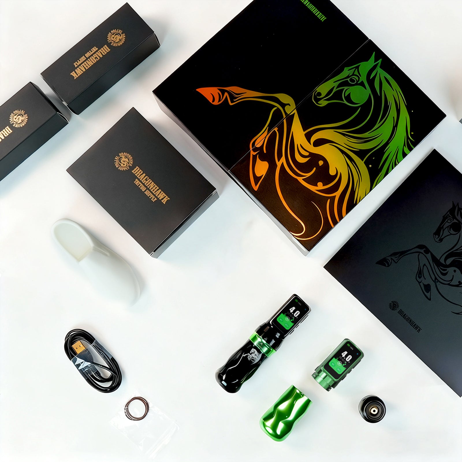 Mast Fold Pro Year of the Horse Edition Wireless Tattoo Pen Machine