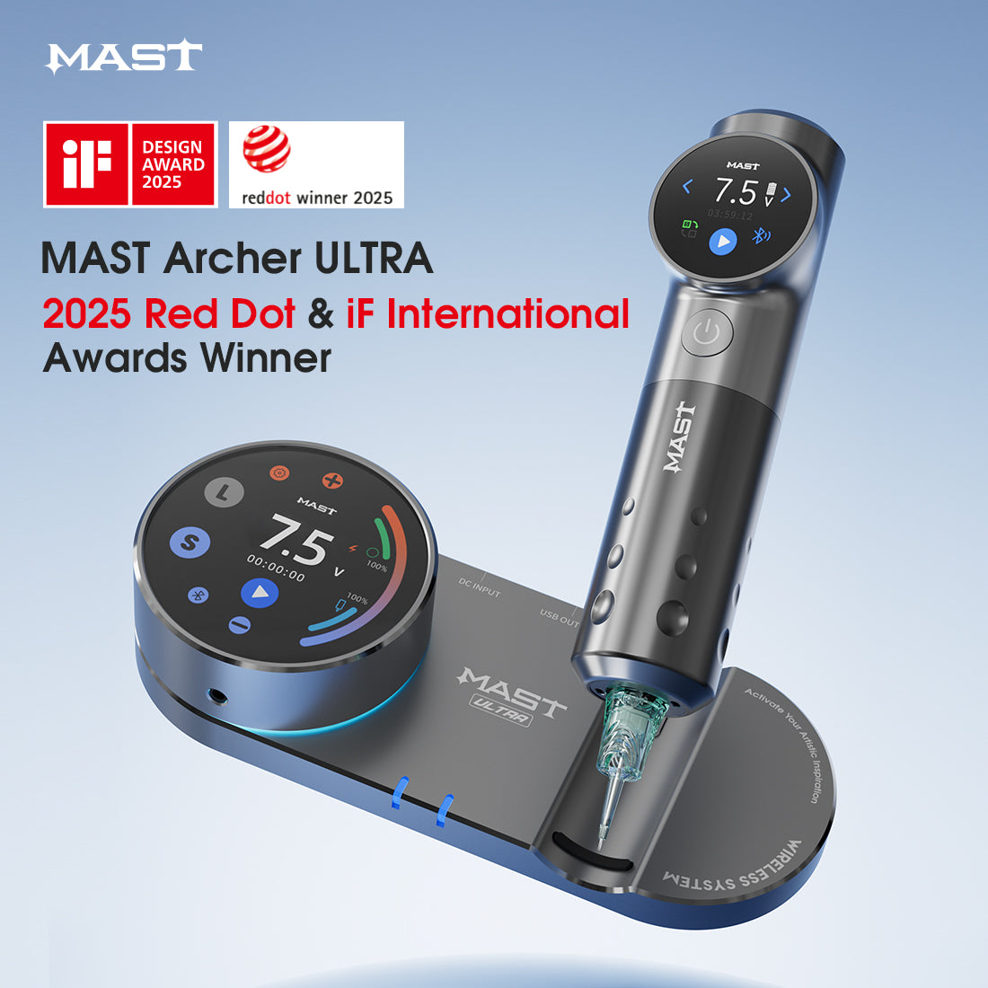 その他 Mast Archer ultra MAST Archer Ultra Smart Wireless Tattoo Machine Pen Bluetooth