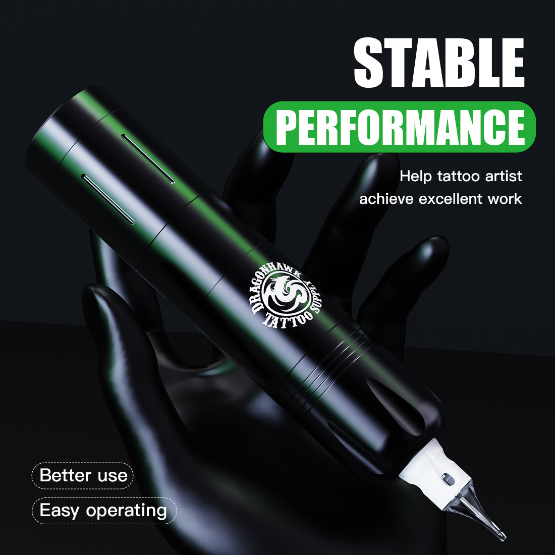Dragonhawk X3 PRO Wireless Rotary Tattoo Pen Machine Kit